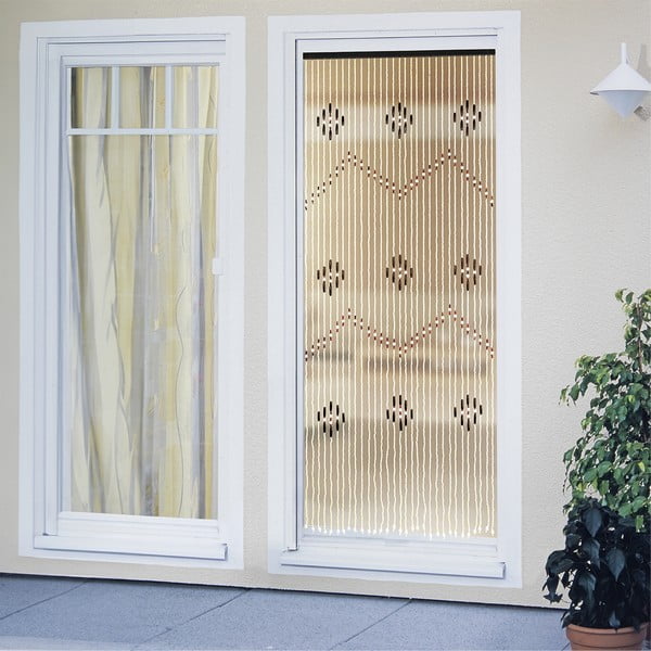 Bambusova zavesa za vrata v naravni barvi 90x200 cm – Maximex-image-2