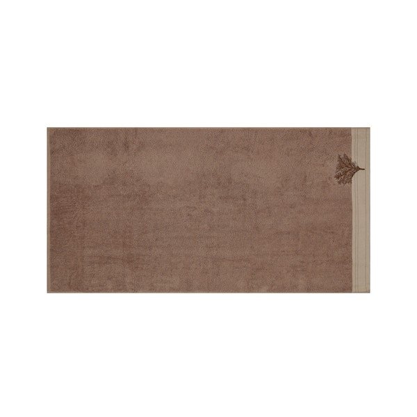 Komplet 2 rjavih bombažnih brisač Infinity, 70 x 140 cm-image-1