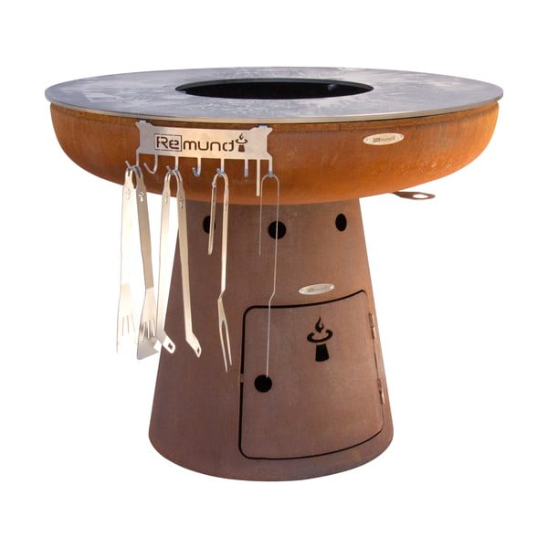 Žar na oglje ø 102 cm Nero L – Remundi-image-3