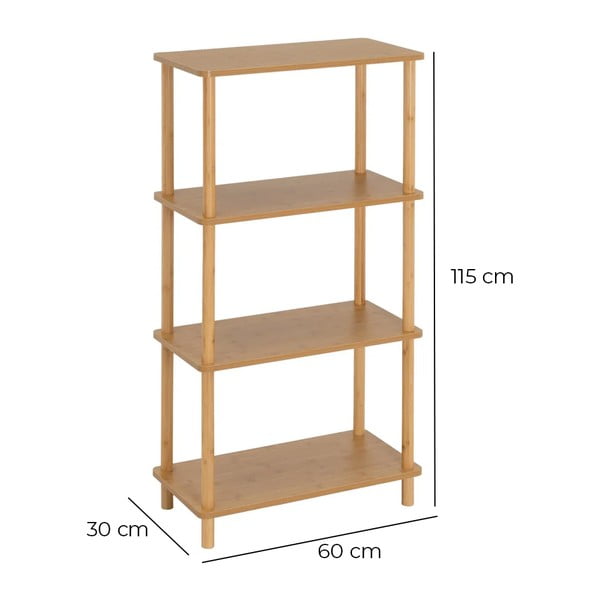 Regal v naravni barvi 60x115 cm – Casa Selección-image-4