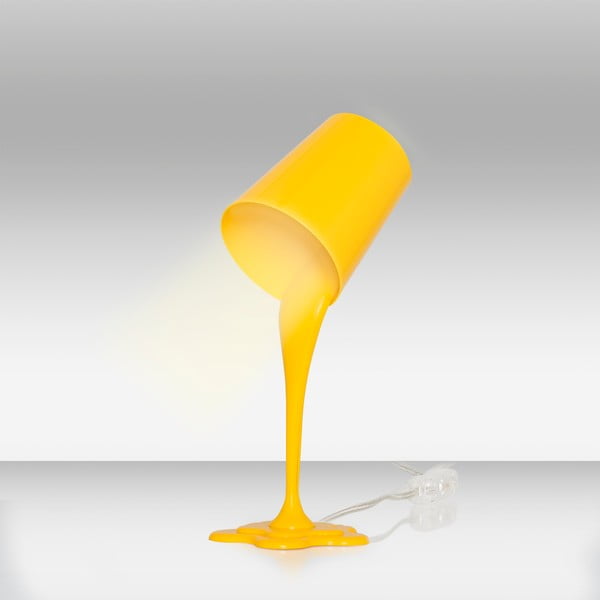 Rumena namizna svetilka Homemania Decor Ximena-image-1