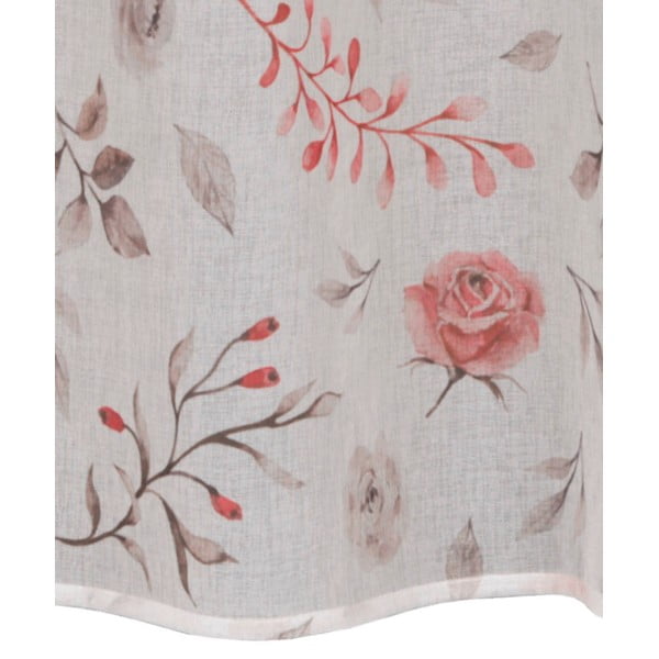 Belo-rožnata prosojna zavesa 135x45 cm Rose – Sehlbach-image-2