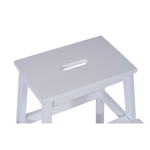 Beli stolček iz kavčukovca Corg - Bonami Selection-image-3