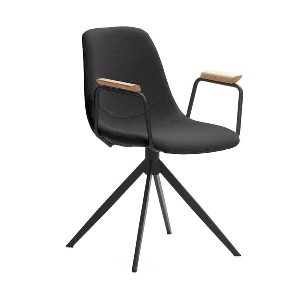 Črni jedilni stoli v kompletu 2 ks Tali – Marckeric