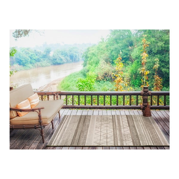 Sivo-bež zunanja preproga Universal Libra Grey Puzzo, 160 x 230 cm-image-2