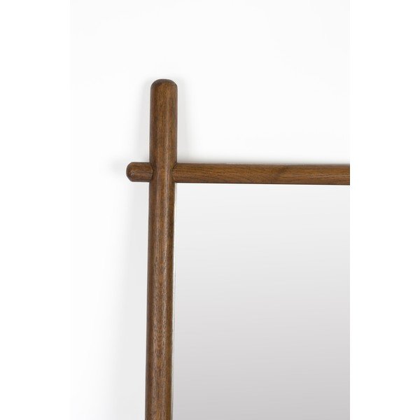 Stoječe ogledalo z lesenim okvirjem 58x160 cm Solene – White Label-image-2