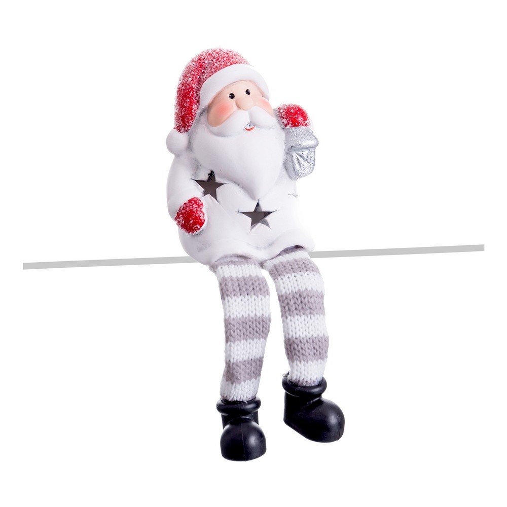 Rdeča/bela svetlobna dekoracija z božičnim motivom Santa Claus