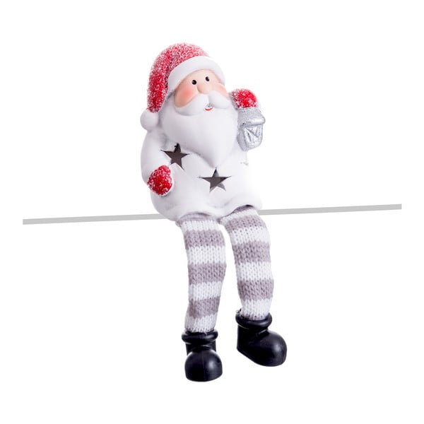 Rdeča/bela svetlobna dekoracija z božičnim motivom Santa Claus – Casa Selección