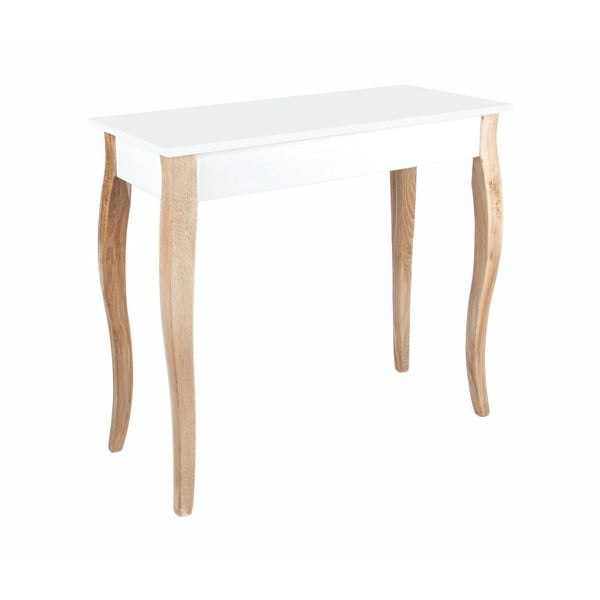 Bela toaletna mizica z ogledalom Ragaba Dressing Table, dolžina 85 cm-image-3
