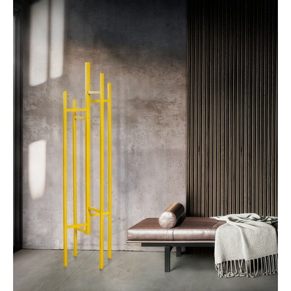 Gorčično rumeno stojalo za plašče Woodman Eigen-image-4