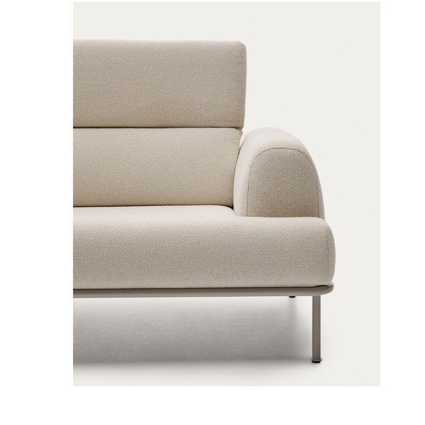 Bež sedežna garnitura iz šenilje 234 cm Aurum – Kave Home-image-4