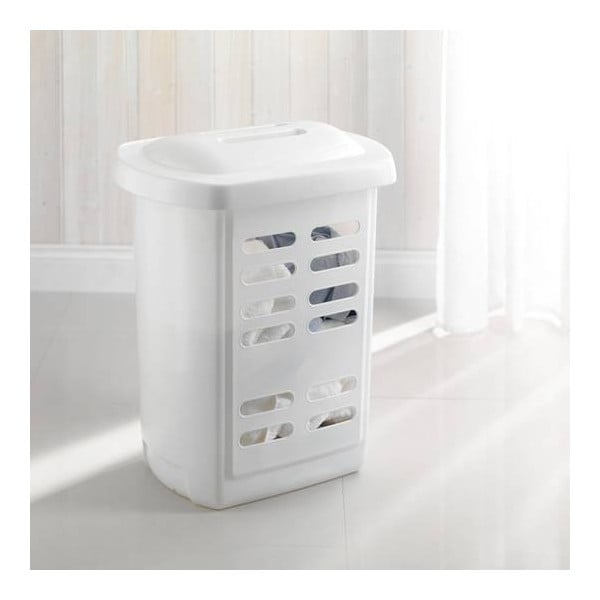 Bel koš za perilo Addis Linen Hamper White, 60 l-image-2