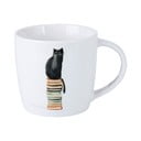 Bela porcelanasta skodelica 400 ml Well Read Cat – Maxwell & Williams