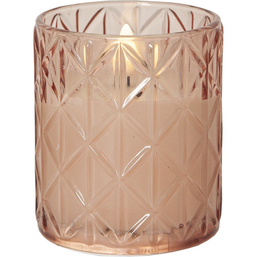 LED sveča na baterije (višina 10 cm) Flamme Romb