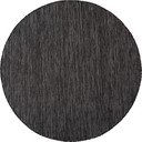 Črna okrogla notranja in zunanja preproga ø 120 cm Mira 1450 – Ayyildiz Carpets