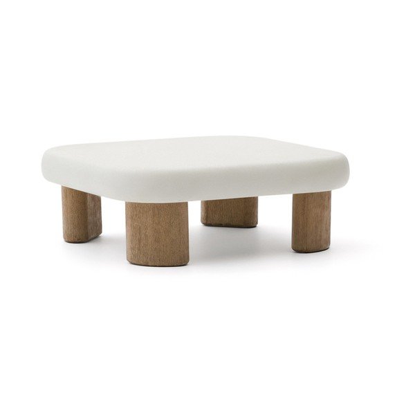 Vrtna klubska mizica z betonsko mizno ploščo 80x80 cm Labra – Kave Home