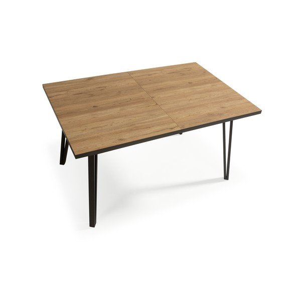 Jedilna miza z mizno ploščo v hrastovem dekorju 90x140 cm Cleo – Marckeric-image-4