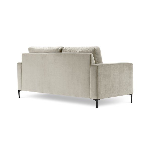 Bež žametna zofa Kooko Home Harmony, 158 cm-image-3