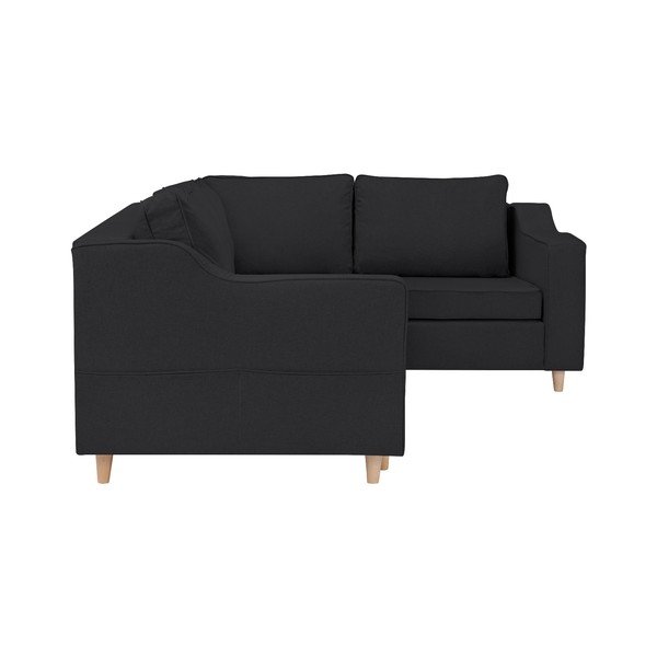 Mazzini Sofas Jonquille temno siva štirisedežna raztegljiva sedežna garnitura, desni kot-image-4