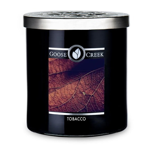 Goose Creek Men's Collection Sveča z vonjem po tobaku, čas gorenja 50 ur