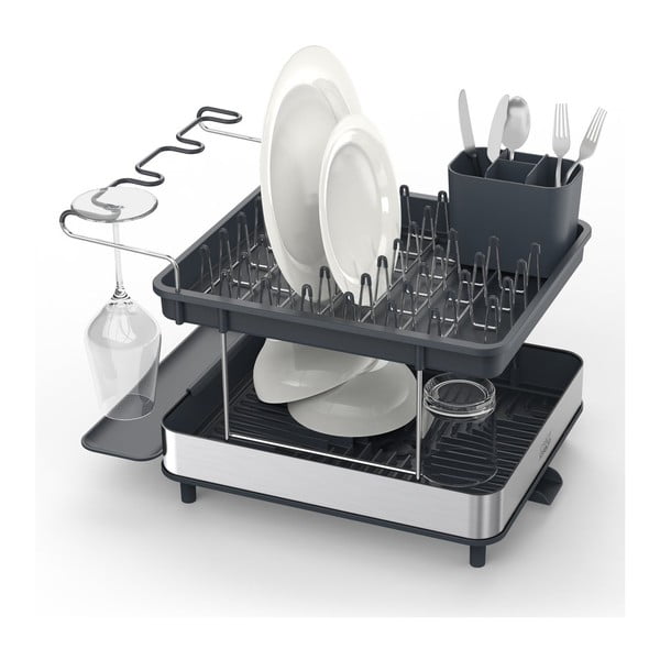 Siv dvonadstropni odcejalnik posode iz nerjavečega jekla Excel  – Joseph Joseph-image-3