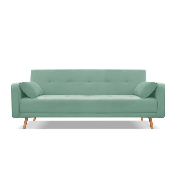 Mint zelen raztegljiv kavč Cosmopolitan Design Stuttgart, 212 cm