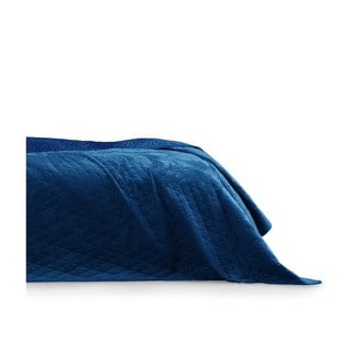 Modro posteljno pregrinjalo AmeliaHome Laila Royal, 220 x 240 cm