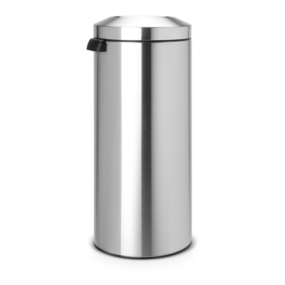 Jeklen koš za smeti v mat srebrni barvi 30 l Flame Guard