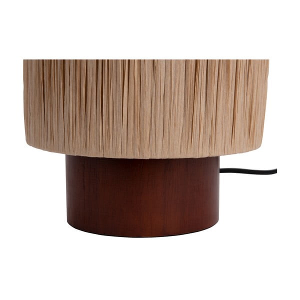 Namizna svetilka v naravni barvi s senčnikom iz papirnatega prepleta (višina 28,5 cm)  Sheer  – Leitmotiv-image-2