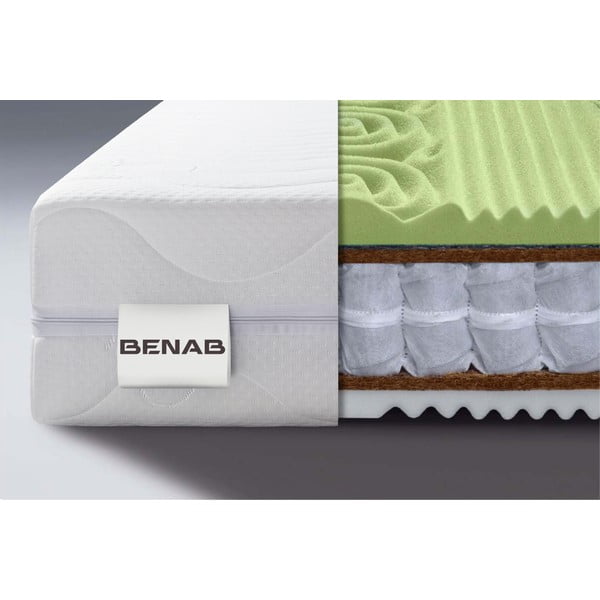 Trda/srednje trda vzmetena obojestranska vzmetnica 140x200 cm Visco Sleep – BENAB-image-1