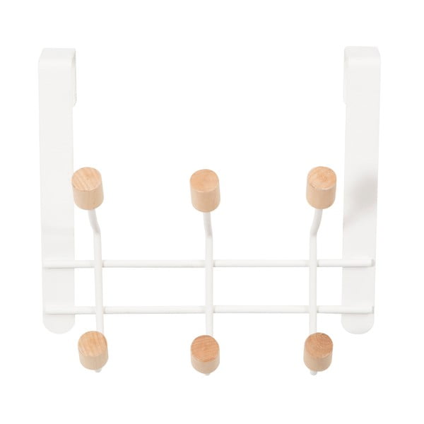 Kovinski obešalnik za vrata s 6 kavlji Compactor-image-2