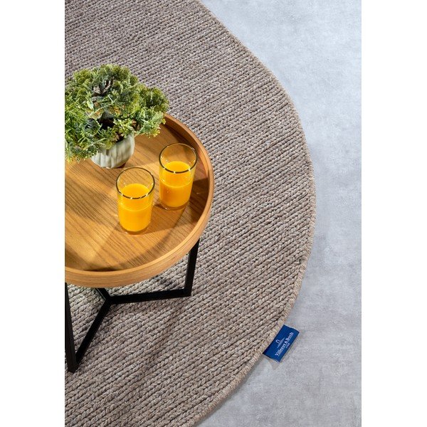 Svetlo rjava ročno tkana volnena preproga 160x230 cm Francois – Villeroy&Boch-image-2