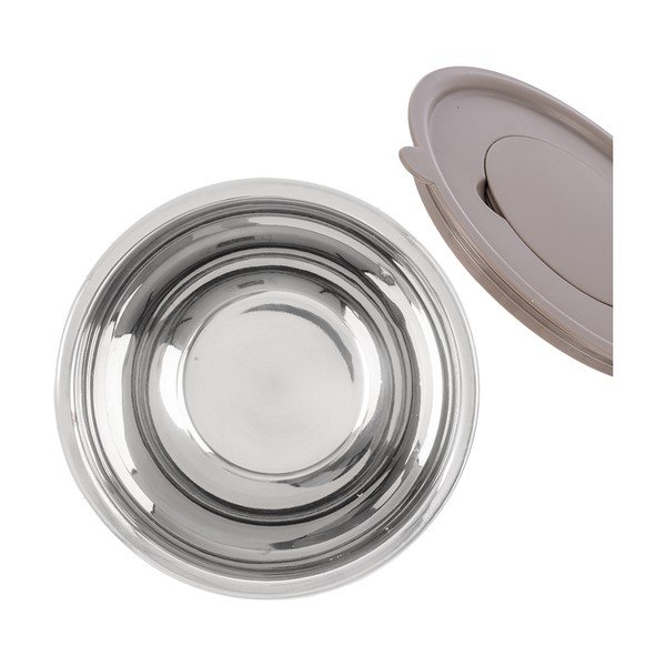 Skleda iz nerjavečega jekla v srebrni barvi ø 26 cm Beige – Orion-image-4