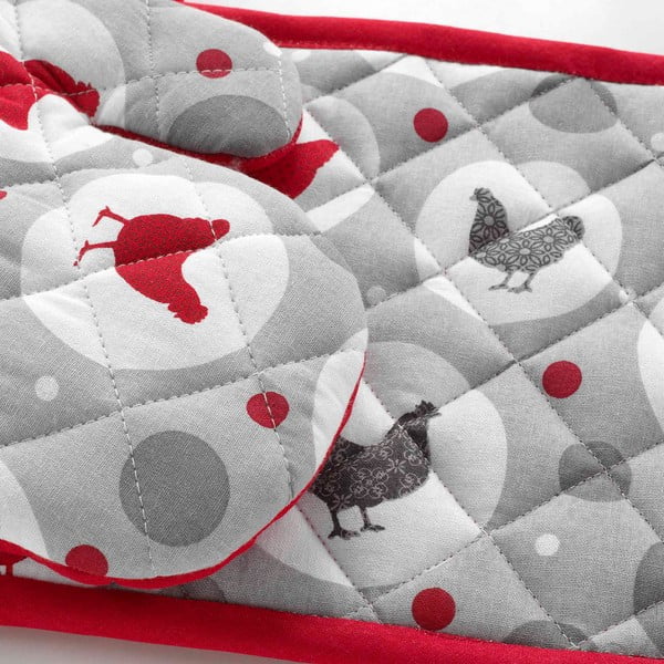 Bombažne kuhinjske rokavice v kompletu 2 ks Suzette – douceur d'intérieur-image-1