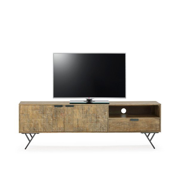 TV omarica iz masivnega manga v naravni barvi 175x55x40 cm Priya – MOME-image-4