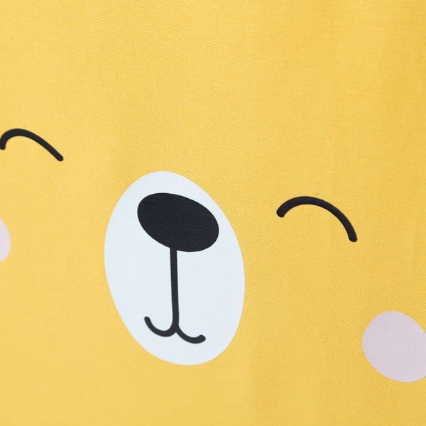 Rumen otroški tabure Rainbow Bear - Yellow Tipi-image-1