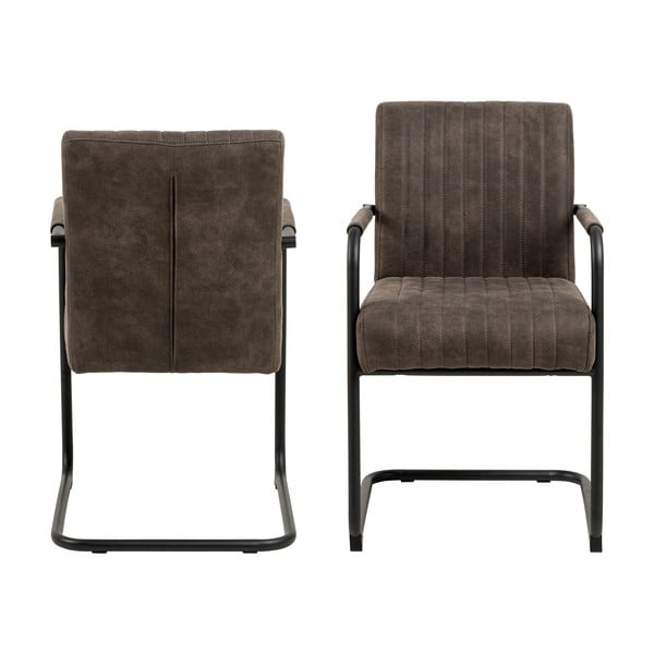 Temno sivi jedilni stoli v kompletu 2 ks Adele – Actona-image-3