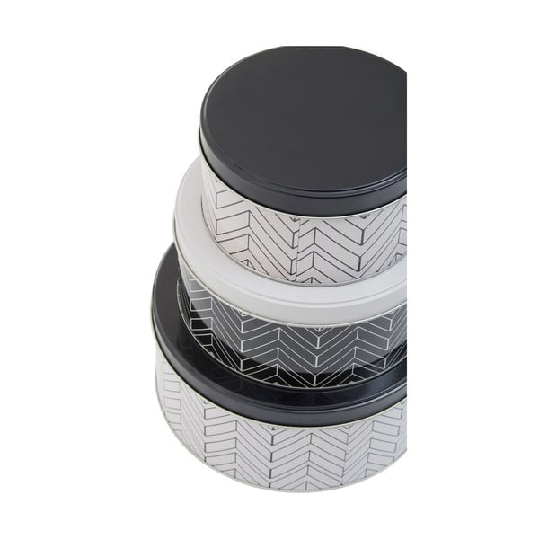 Kovinske posode za shranjevanje v kompletu 3 ks živil Urban – Premier Housewares-image-3