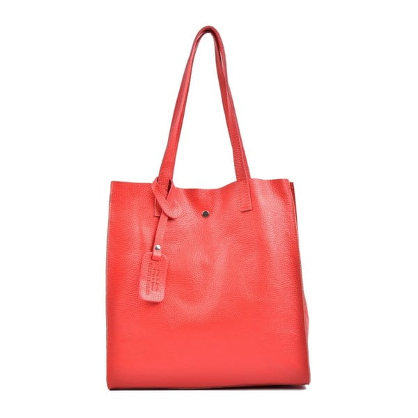 Rdeča usnjena torbica Isabella Rhea Leslie