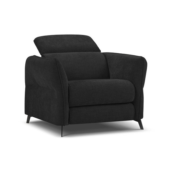 Črn fotelj Hubble – Windsor & Co Sofas-image-2