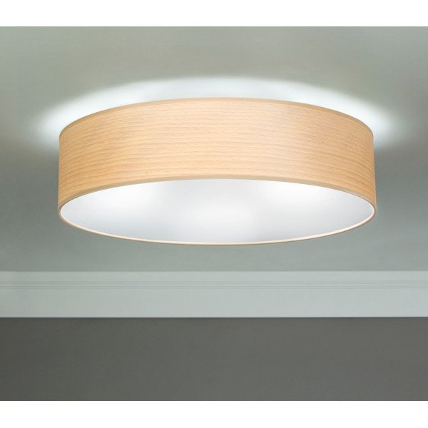 Stropna svetilka iz naravnega bukovega furnirja Sotto Luce TSURI L, ⌀ 40 cm-image-1