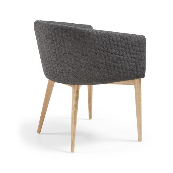 Temno siv jedilni stol Kave Home Harmon-image-3