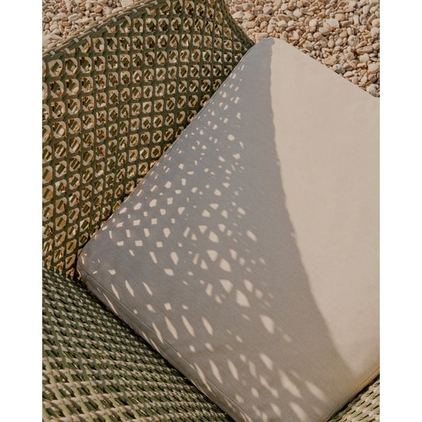 Zelen/naraven vrtni fotelj iz masivnega lesa Olbia – Kave Home-image-3