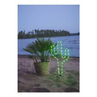 Zelena zunanja LED svetilka v obliki kaktusa Star Trading Tuby