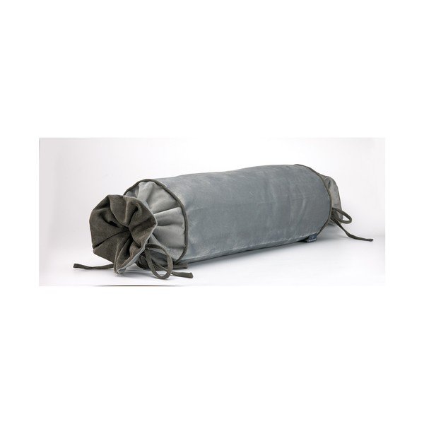 Siva prevleka za vzglavnik WeLoveBeds Silver Candy, ⌀ 20 x 58 cm-image-2