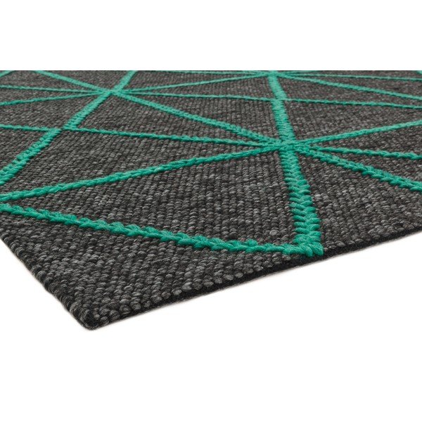 Črno-zelena preproga Azijske preproge Prism, 160 x 230 cm-image-3