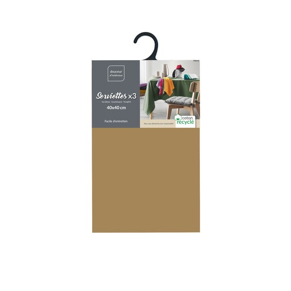 Prtički v kompletu 3 ks 40x40 cm Mistral – douceur d'intérieur-image-1