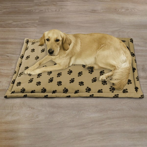 Svetlo rjava bombažna postelja za pse 60x90 cm – Maximex-image-1