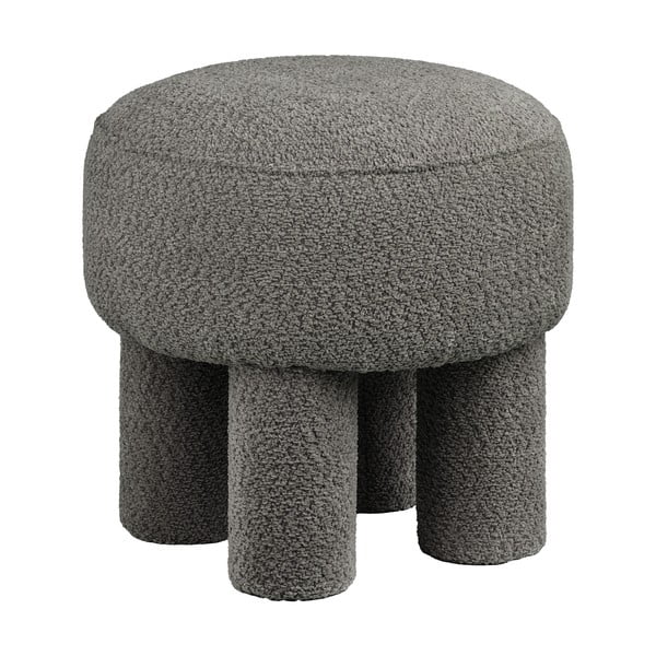 Temno siv tabure iz šenilje Canberra – House Nordic