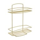 Jeklena kopalniška polica v zlati barvi Onda – Metaltex